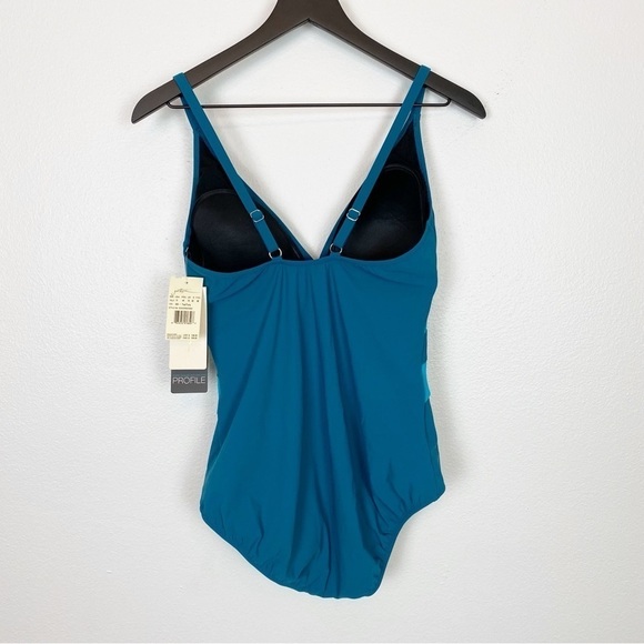 Profile by Gottex Standard Duet Surplice One Piece Swimsuit - Picture 5 of 6